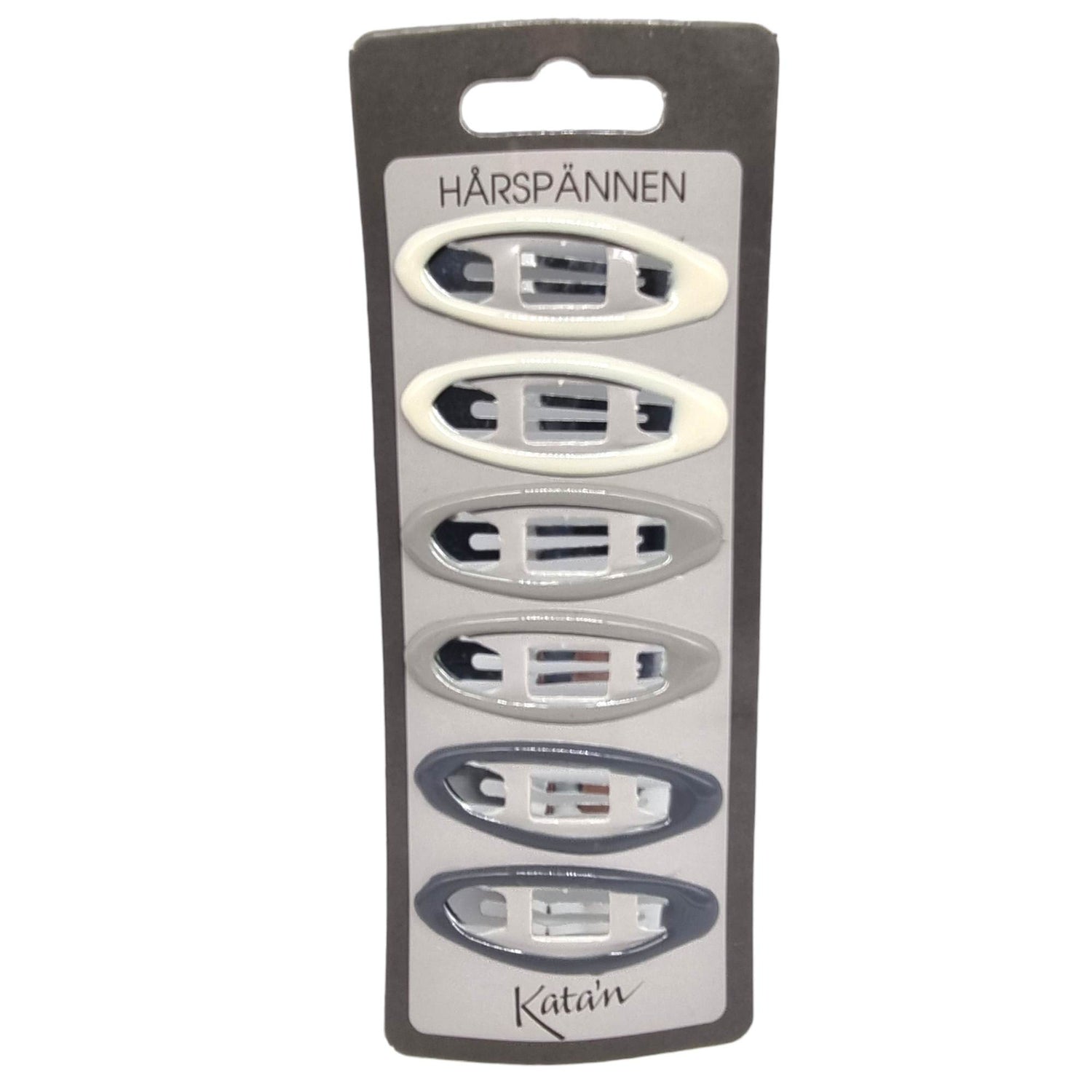 Hårspenne 6pk - Fargemiks
