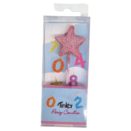 Tinka Cake Candle Star 1pk