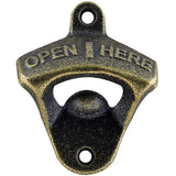 Bottle Opener - Wall Mount - Multiple Colors