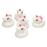 Badeleker Enhjørning / Flamingo 5pk 7cm