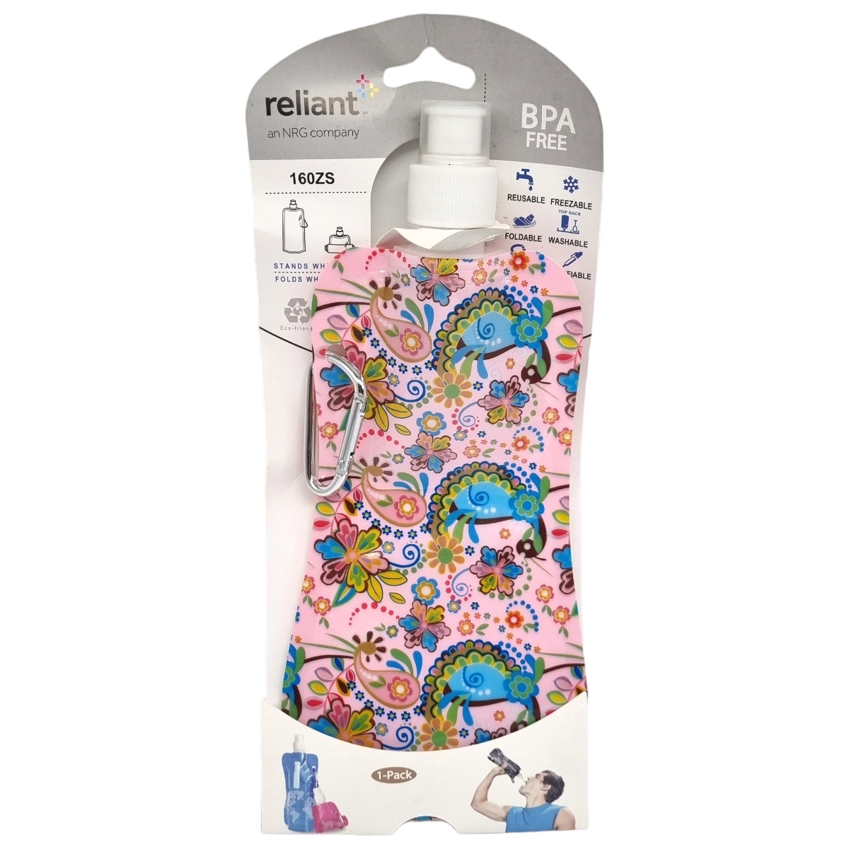 Foldable water bottle 500ml