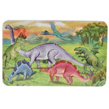 Puzzle 80 pieces in metal box | Mermaid/Dinosaur