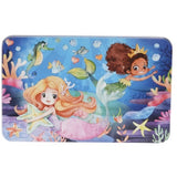 Puzzle 80 pieces in metal box | Mermaid/Dinosaur