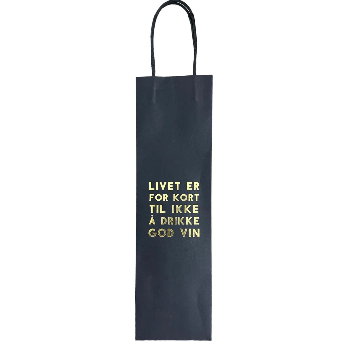 Gift bag wine 10.5x36cm - More Texts | Trend Design