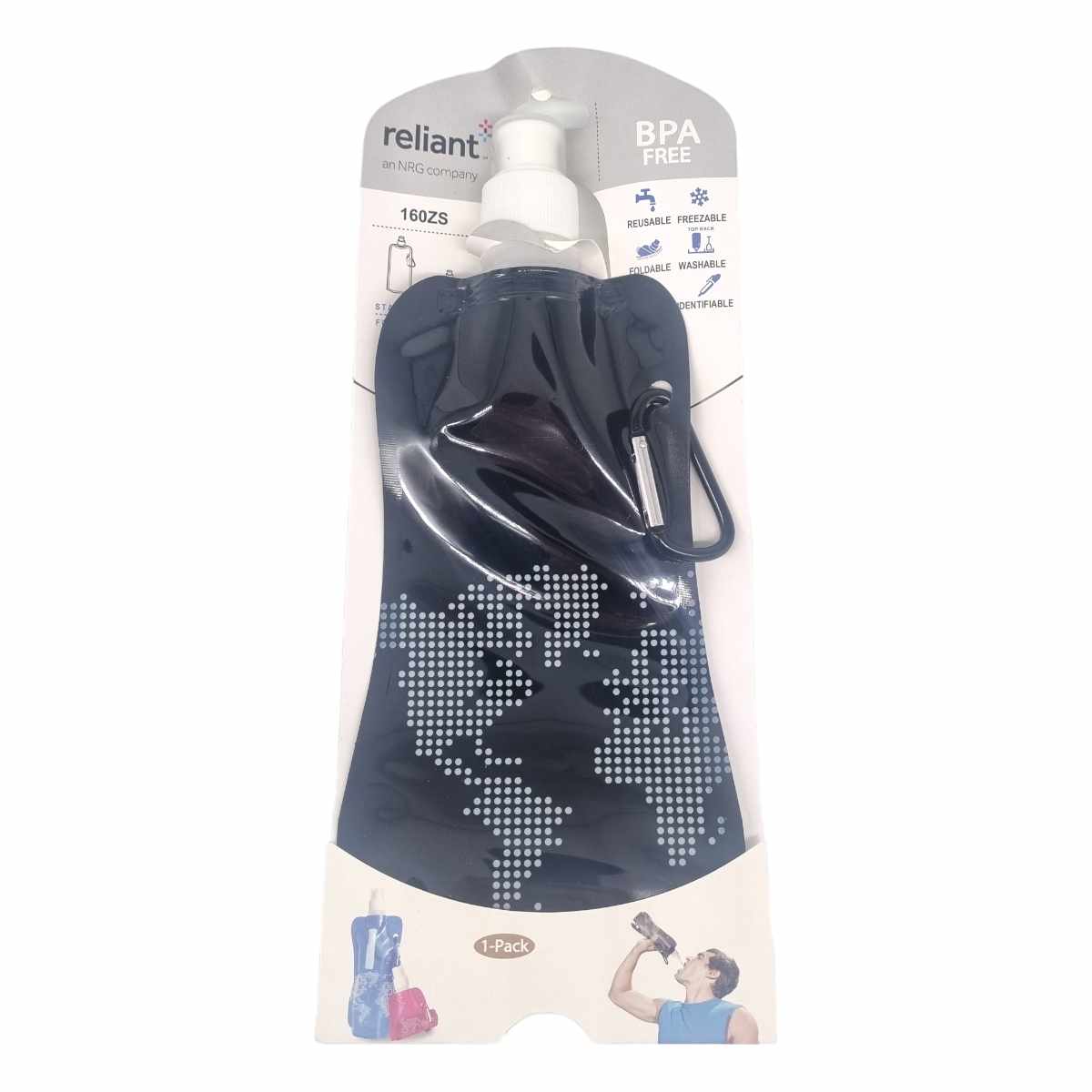 Foldable water bottle 500ml