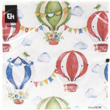 Napkins 16pk 33x33cm Elephant/Balloons