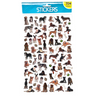 Stickers Dogs Shiny 70pcs