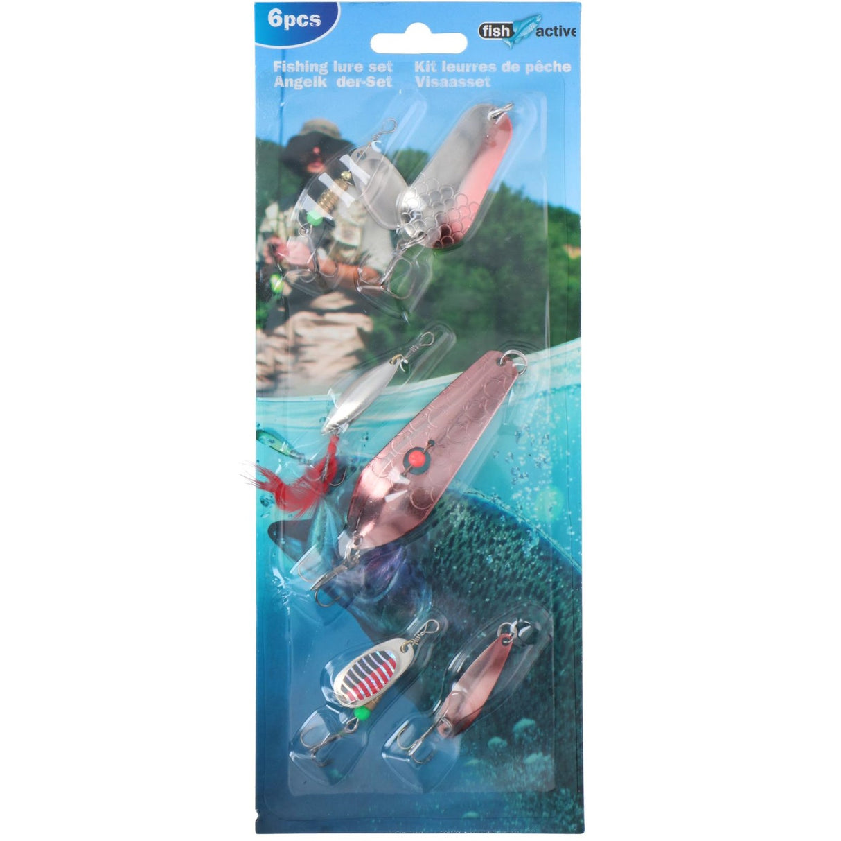 Drain set 6pk | 3 aces | Fish Active