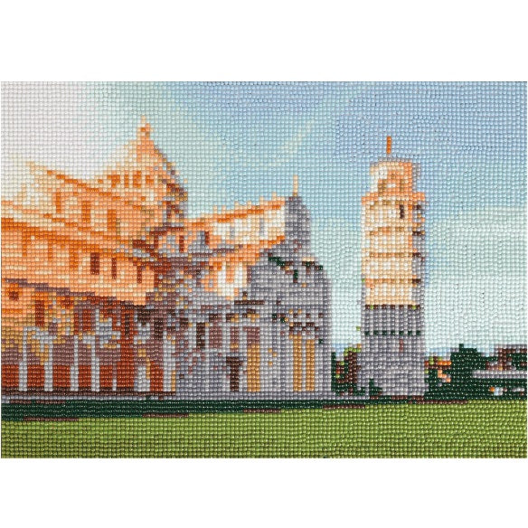 Diamond Painting 30x40 cm - Pisa, Eiffel Tower, Taj Mahal