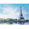 Diamond Painting 30x40 cm - Pisa, Eiffel Tower, Taj Mahal