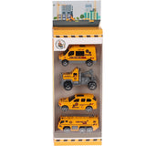 Lekebiler 4pk Diecast | 3 farger