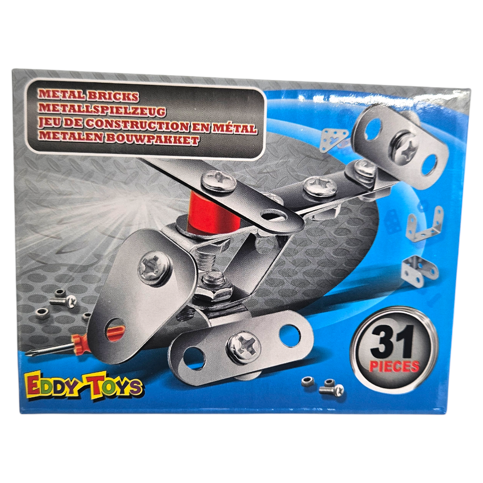 Mini Construction Set Metal | 8 different | Eddy Toys