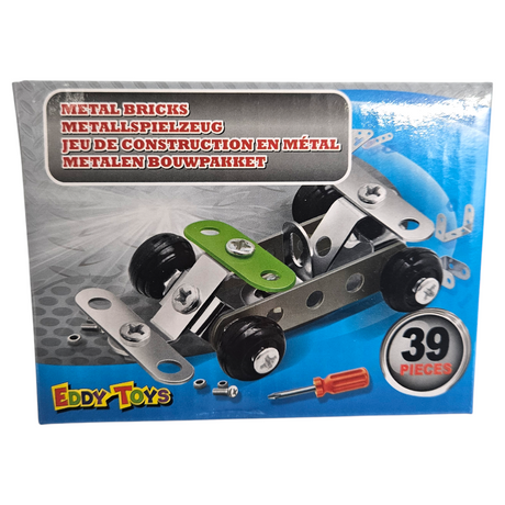 Mini Byggesett Metall | 8 ulike | Eddy Toys