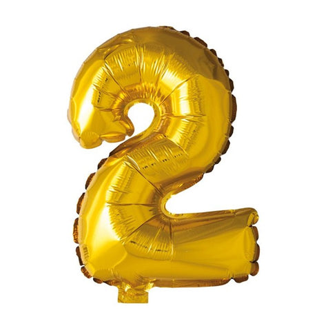 Tinka Foil Tall Balloons Gold 41cm