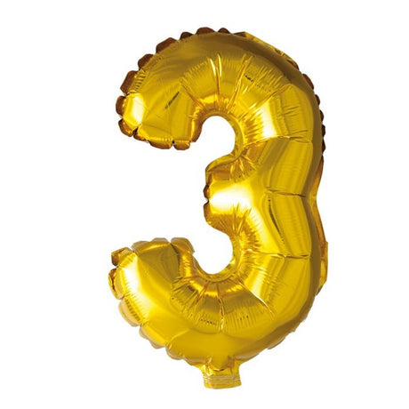 Tinka Foil Tall Balloons Gold 41cm