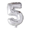 Tinka Foil Number Balloons Silver 41 cm