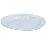 Papptallerkener 6pk 23cm Gull/Sølv Metallic