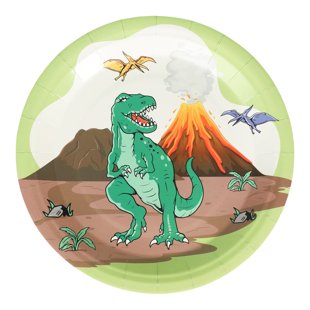 Table Setting Cardboard Dinosaurs | Cup, Plate, Napkin