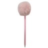Plush pen with fluffy pom - pom | Blue ink | 3 colors