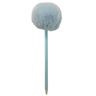 Plush pen with fluffy pom - pom | Blue ink | 3 colors
