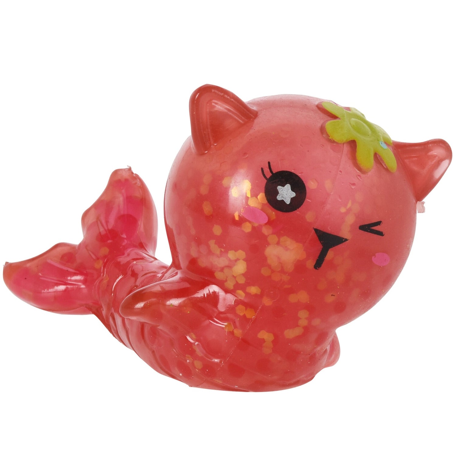 XL Dyrestressball 14cm med vannperler | 4 ass