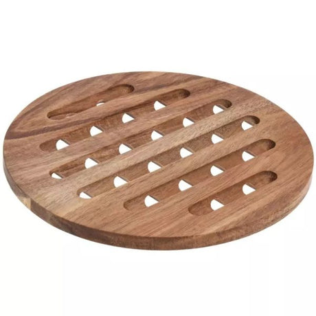 Acacia wood pot stand | Round or square | Natural and durable