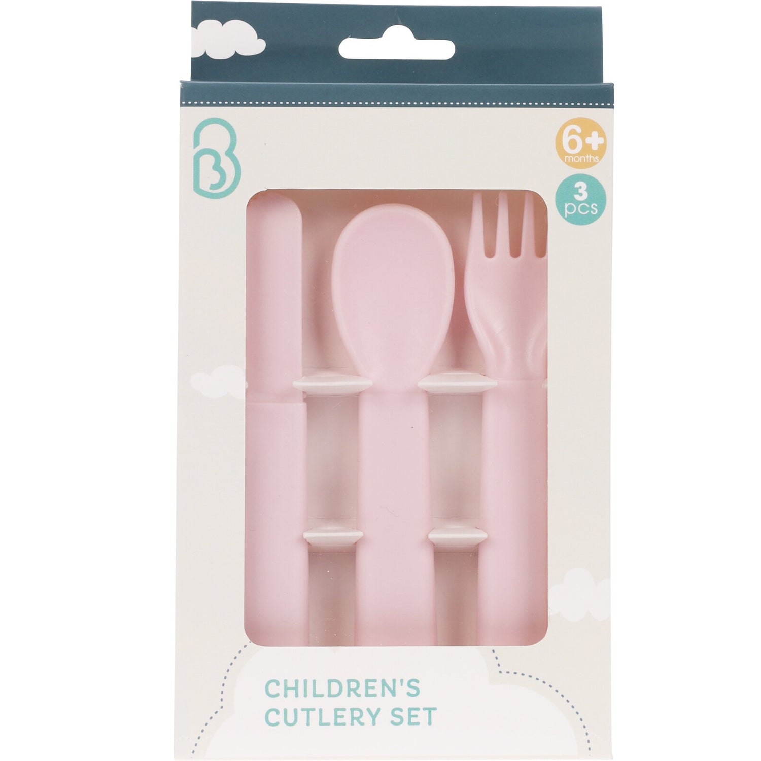 Children's cutlery set 3 pieces | Safe plastic and multiple colors