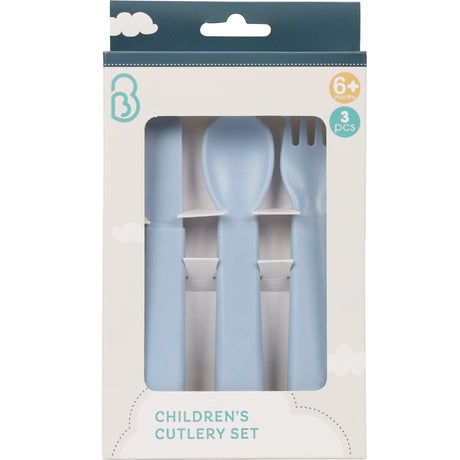 Children's cutlery set 3 pieces | Safe plastic and multiple colors