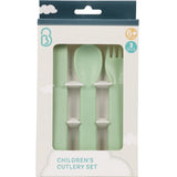 Children's cutlery set 3 pieces | Safe plastic and multiple colors