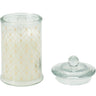 Duftlys i glasskrukke 14,5cm | 4 dufter med lokk | Perfekt julegave