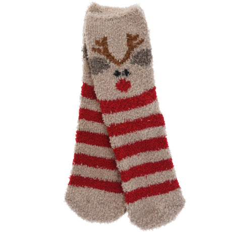 Christmas Socks One Size | 6 Variants | Soft &amp; Elastic | Christmas Fun