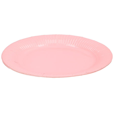 Disposable plate cardboard 23cm pastel 6pk | Party and birthday