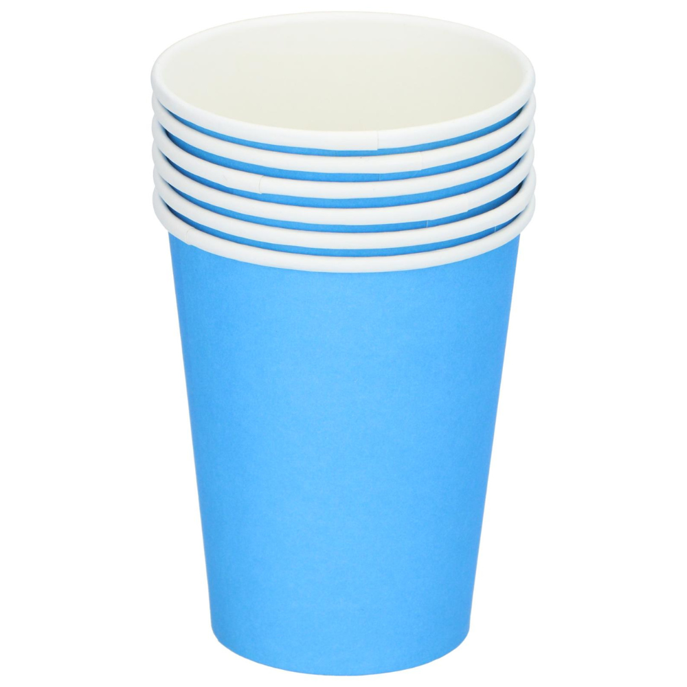 Engangskopper papp 266ml pastell 6pk | 4ass | Fest og bursdag