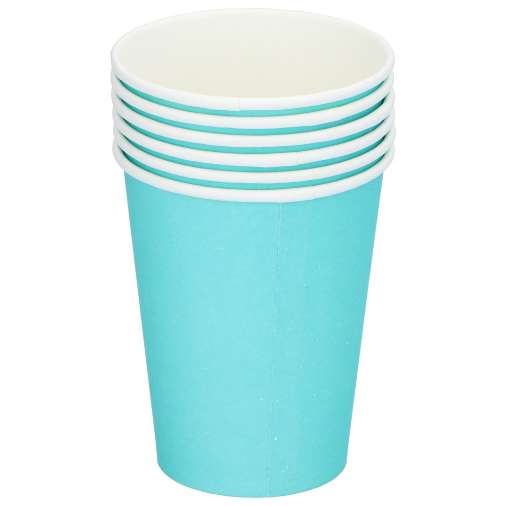 Engangskopper papp 266ml pastell 6pk | 4ass | Fest og bursdag