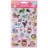Thick Stickers with Glitter 25x14cm | 6 varieties