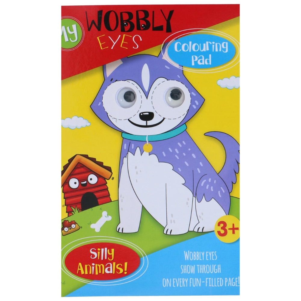 Coloring book with moving eyes | Creative activity book for children
