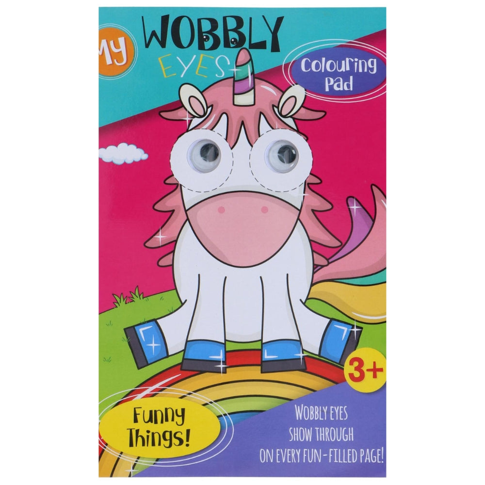 Coloring book with moving eyes | Creative activity book for children