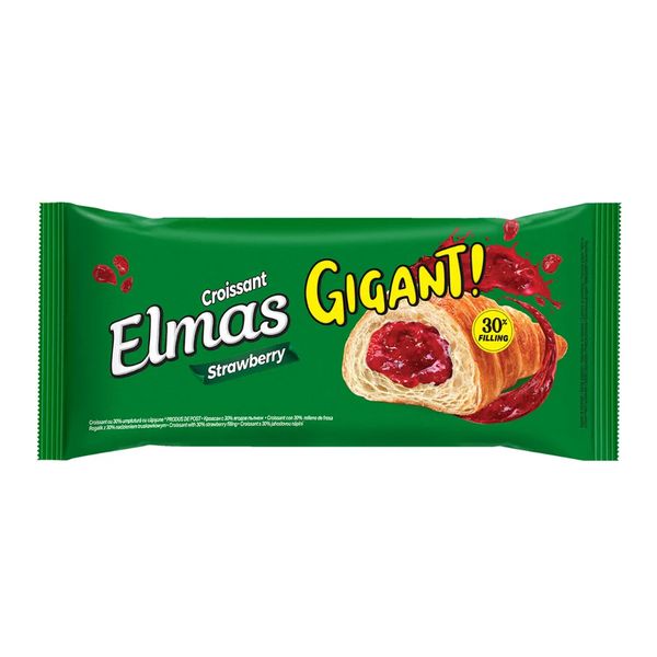 Datodeal- Croissant Elmas Gigant Strawberry 160g | Jordbærfyll