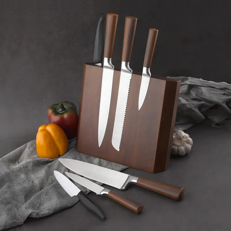 Feinschmecker Magnetisk Knivblokk I Tre