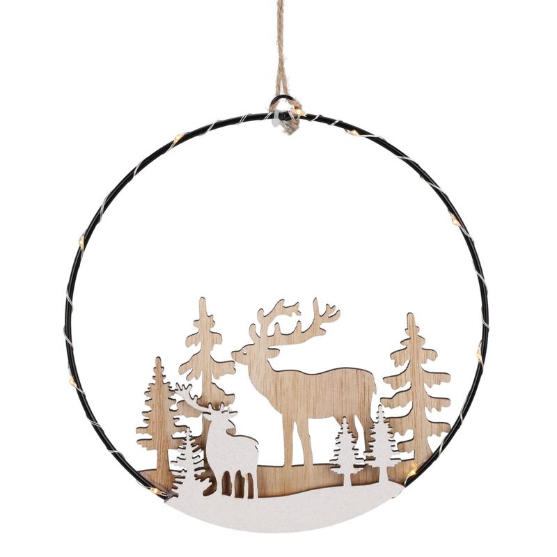 Hengende Julepynt med LED - lys