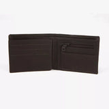Wallet leather brown small