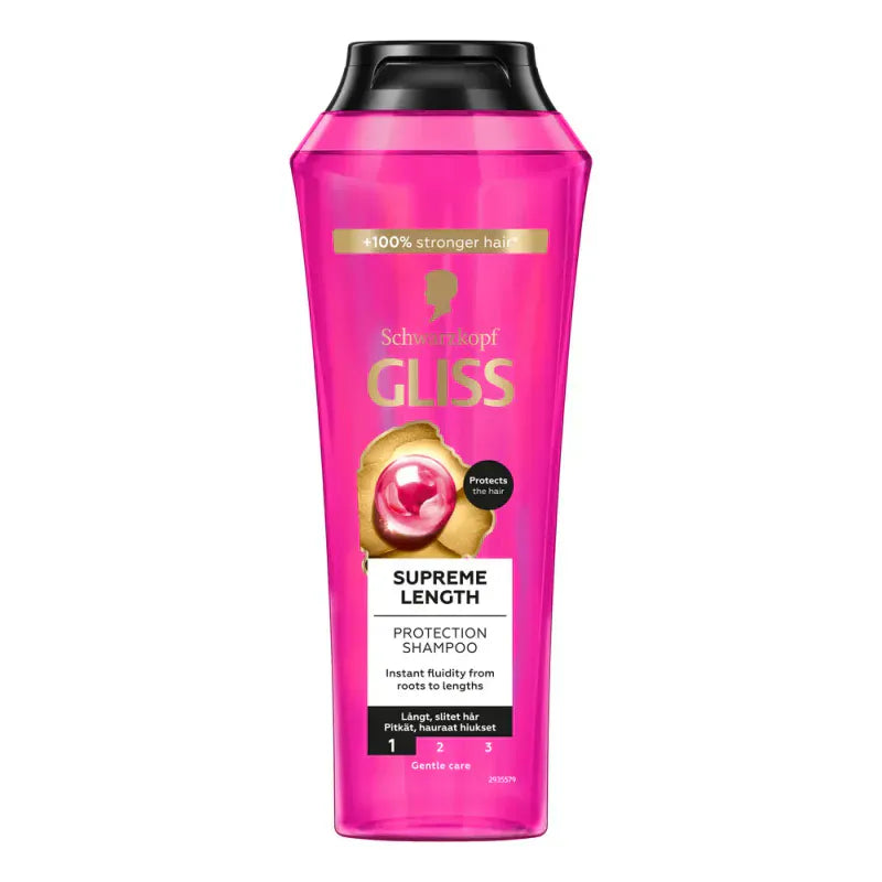 Schwarzkopf Gliss Supreme Length Shampoo 6x250ml | Large package