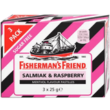 Fisherman's Friend Salmiak &amp; Raspberry 16x3pk | Large pack (48 bags)