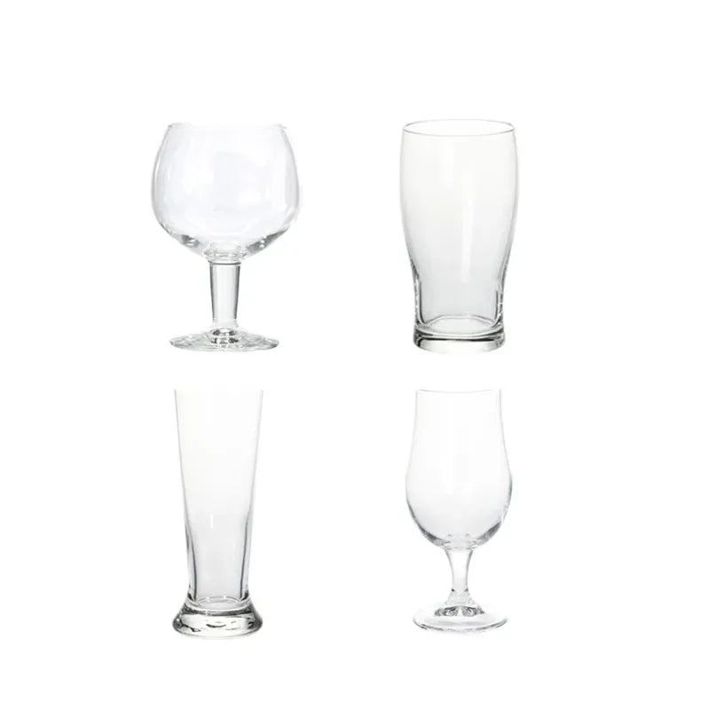 Ølglass 4 ulike - Excellent Houseware