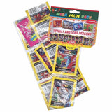 10pk Totally Awesome Dragons Collectible Stickers 50pcs (Big Pack)
