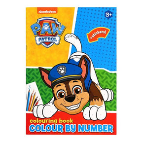 Paw Patrol Fargeleggingsbok 32 sider | Fargelegging etter tall