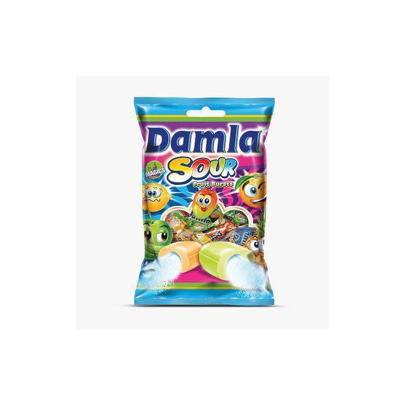 Damla Sour Fruit Caramel with Sour Core 200g