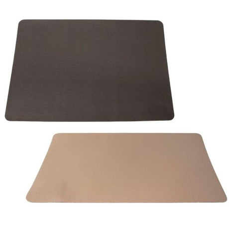 Spisebrikke Kunstlær 43x30cm| Firkantet | Flere farger
