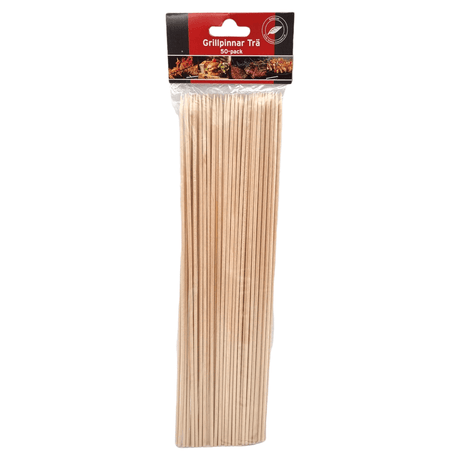 Barbecue skewers Wood 50pk
