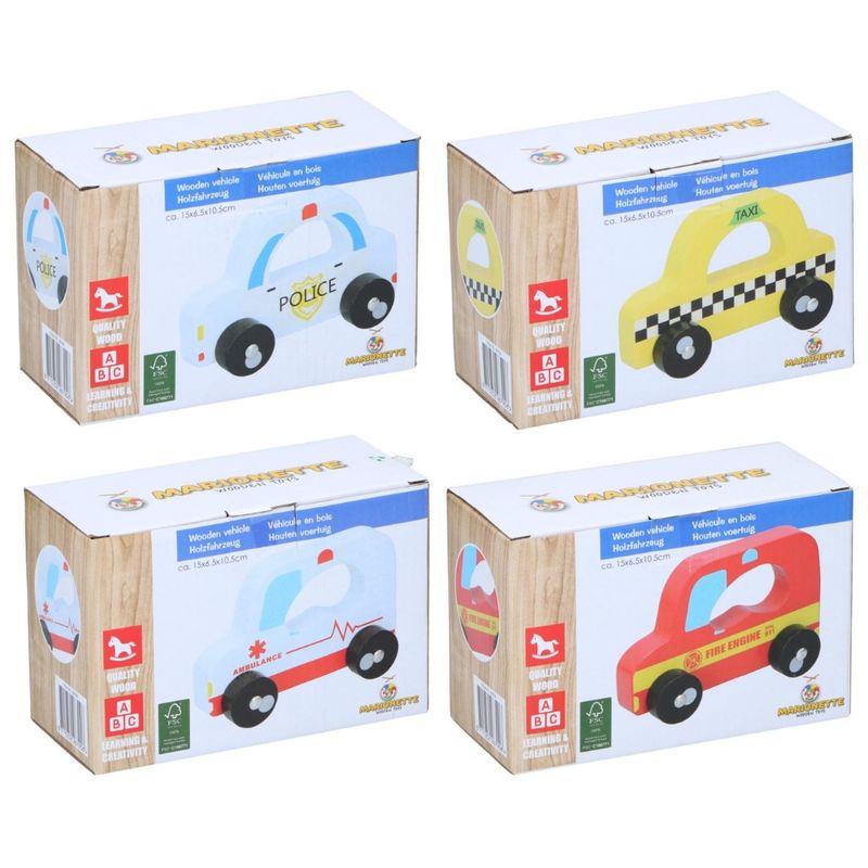 Wooden toy car for children | 4 variants | Marionette